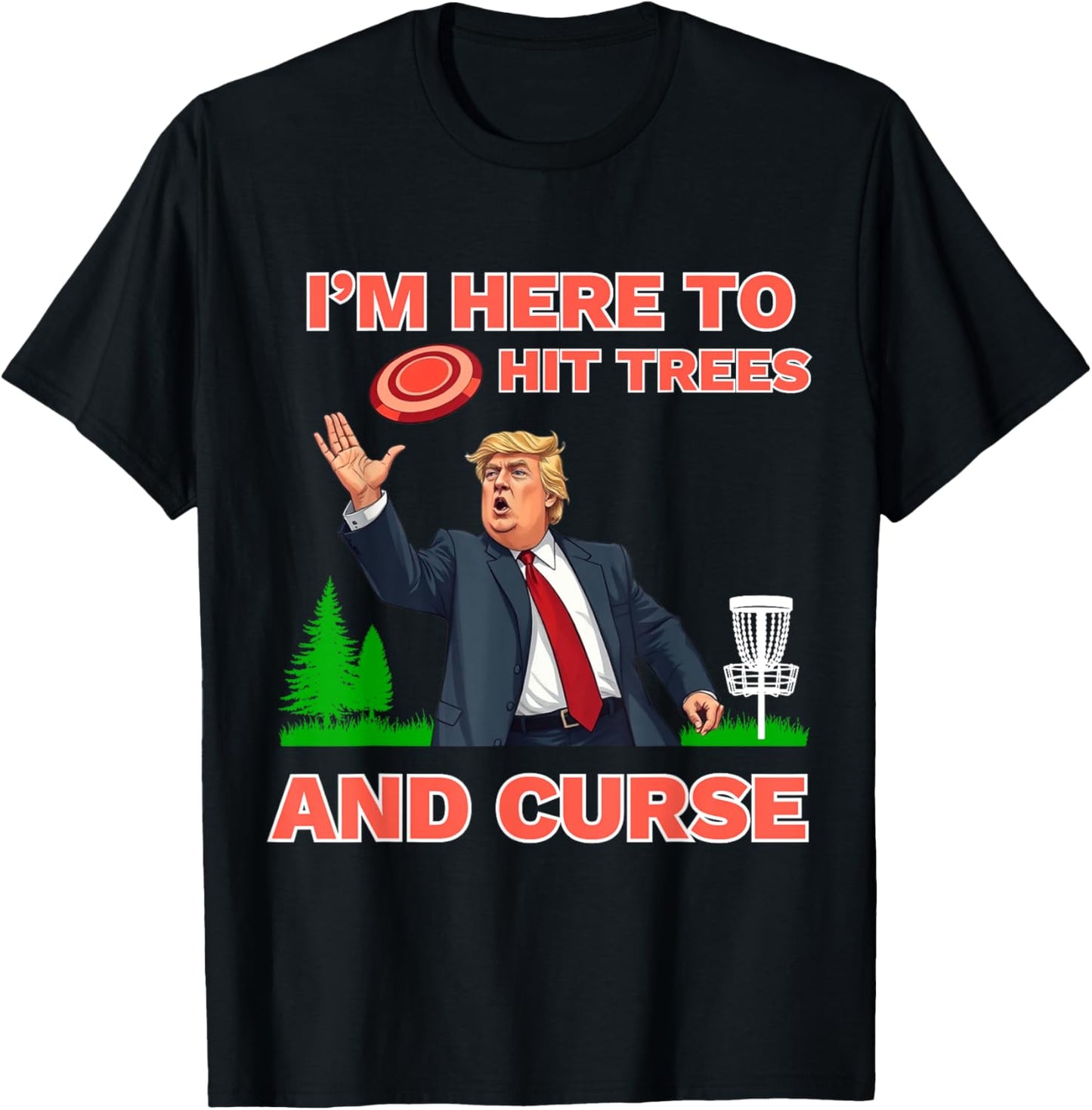 Retro Disc Golf Tee - Hit Trees & Have a Laugh!
