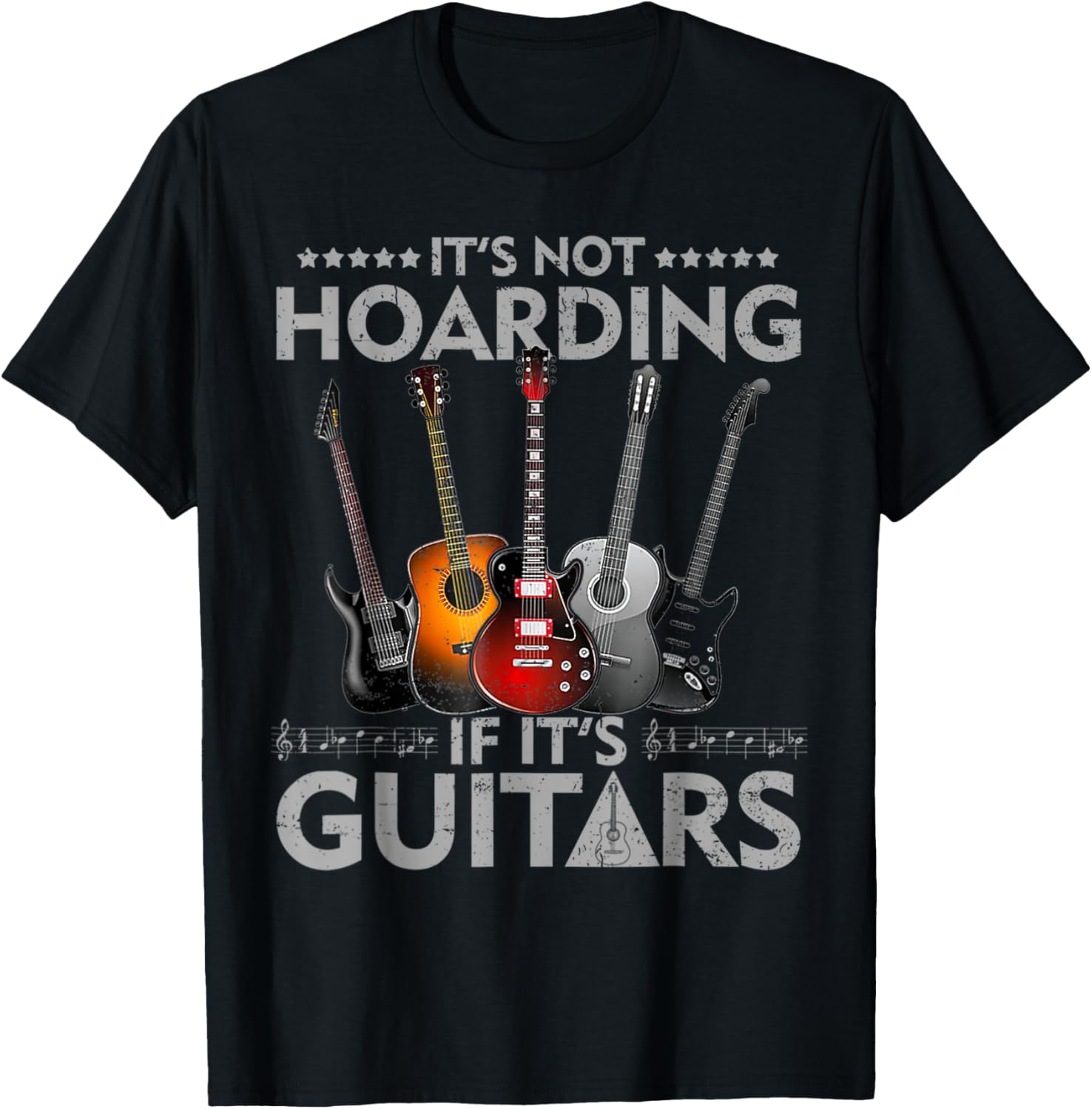 Vintage Guitars Tee - No Hoarding!