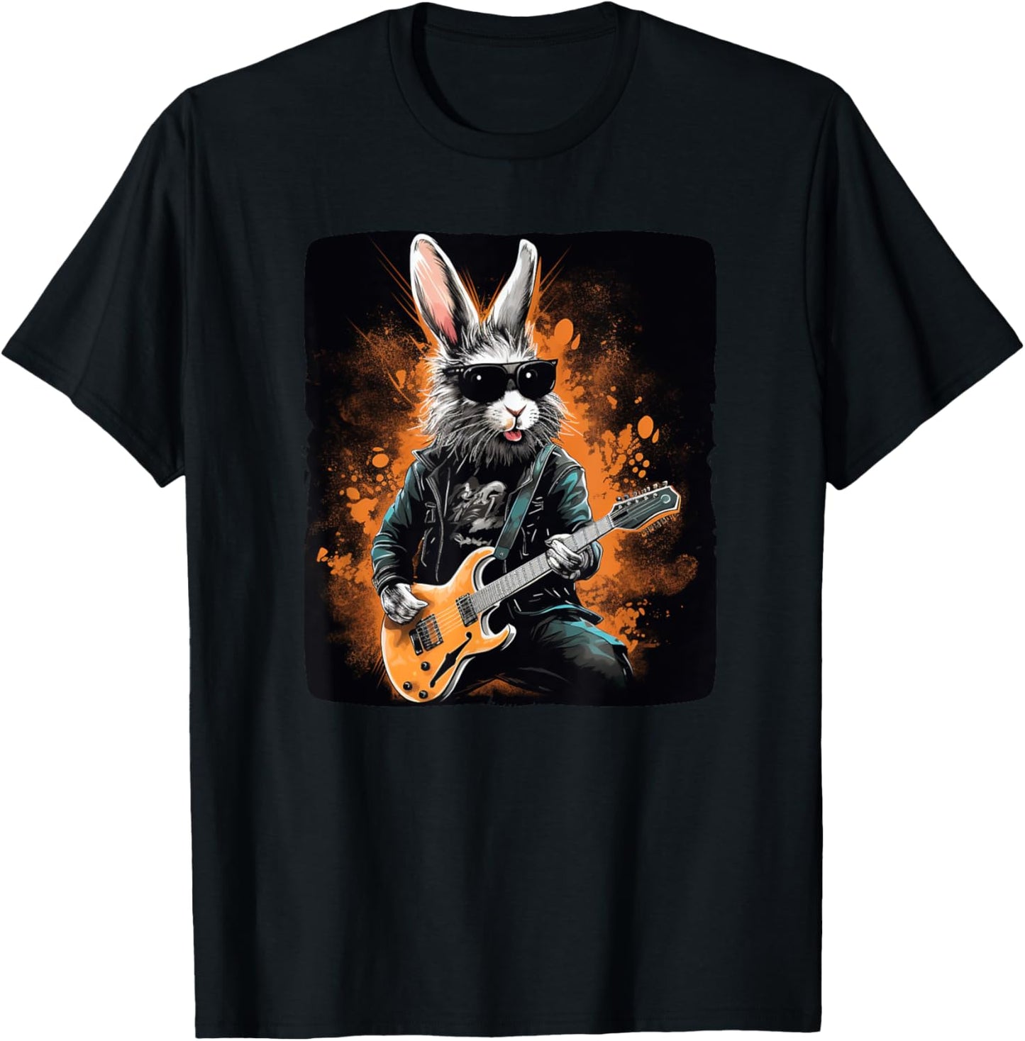 Rockin' Easter Bunny Guitarist Tee