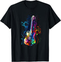 Unique Guitar Design T-Shirt for Musician