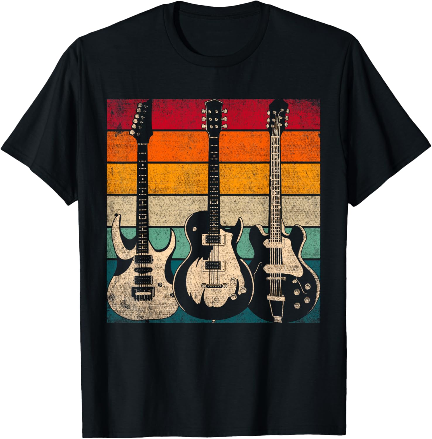 Vintage Guitar Tee for Guitar Players