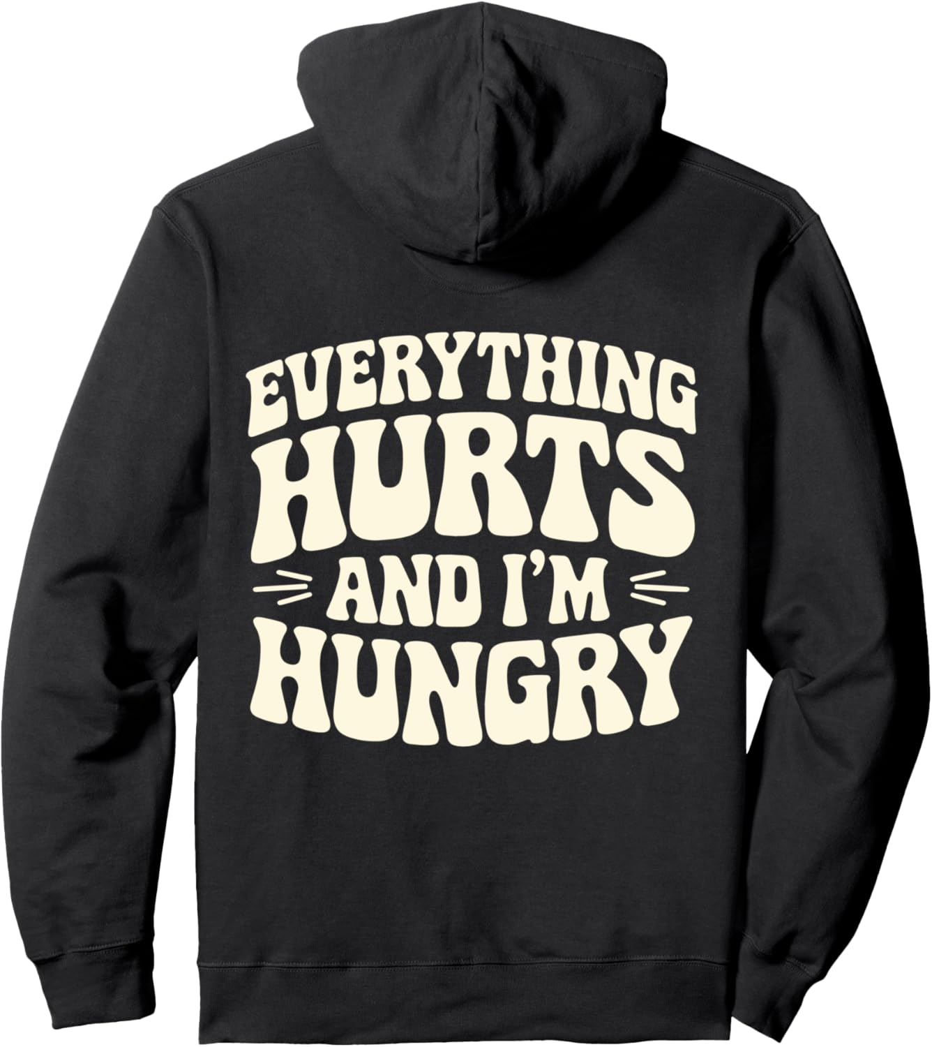 Hilarious Workout Hoodie: Relieve Pain, Boost Hunger!