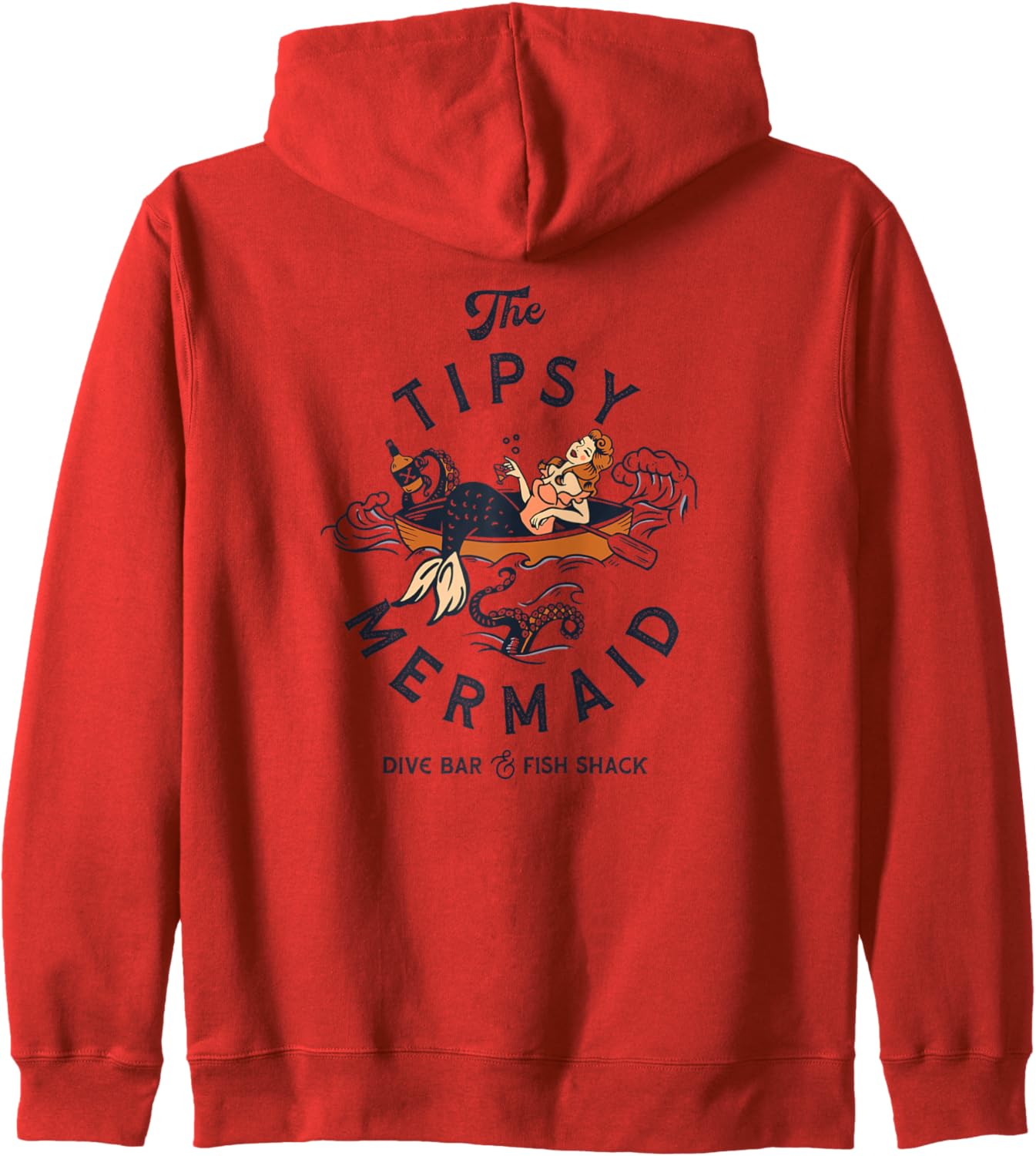 Vintage Pinup Art Zip Hoodie for Retro Style