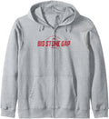 Vintage Athletic Red Zip Hoodie - Big Stone Gap VA