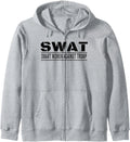 SWAT Smart Women Against Trump Shirt Funny Anti-Trump Zip Hoodie