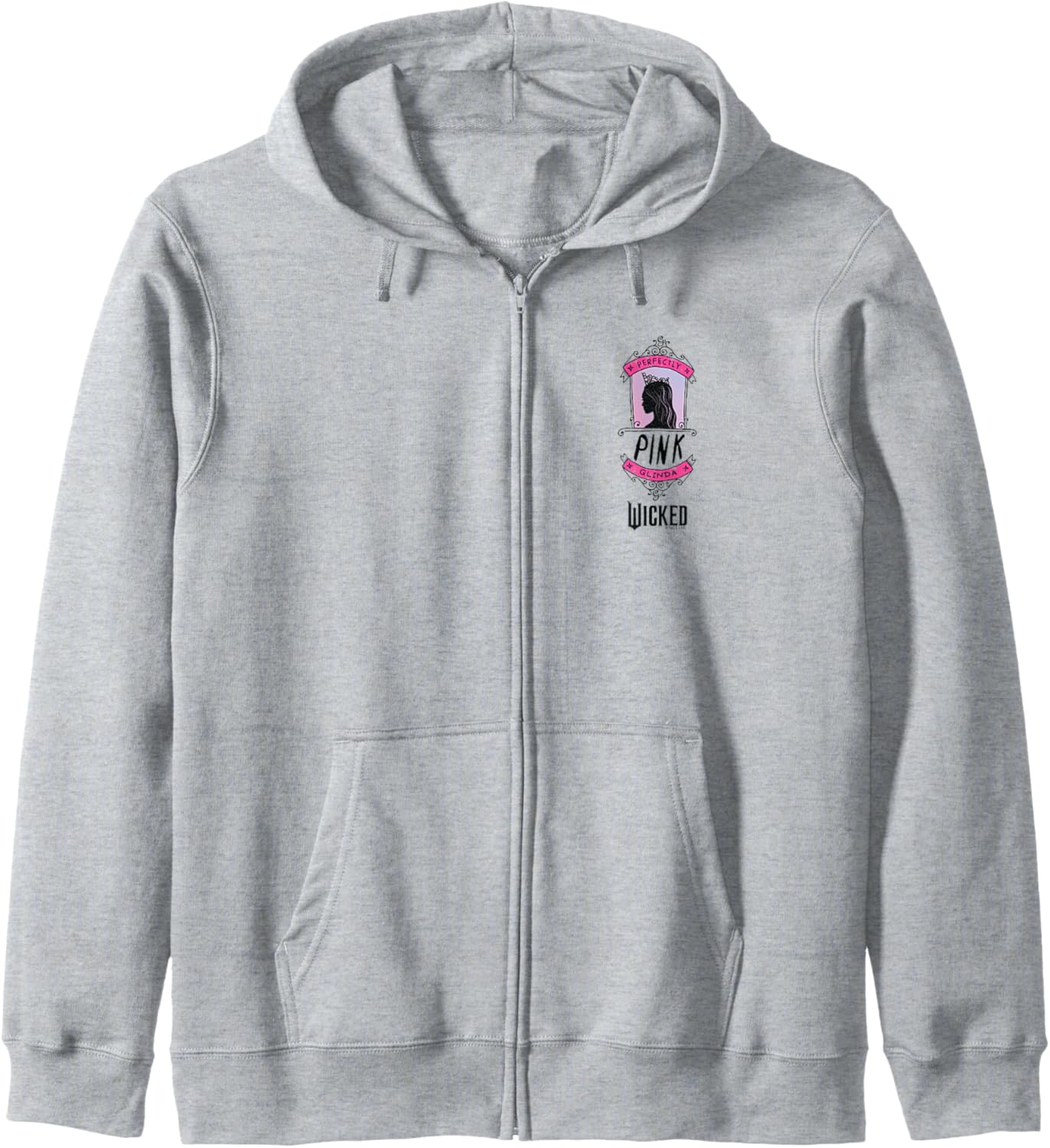Wickedly Perfect Glinda Zip Hoodie - Effortless Style!